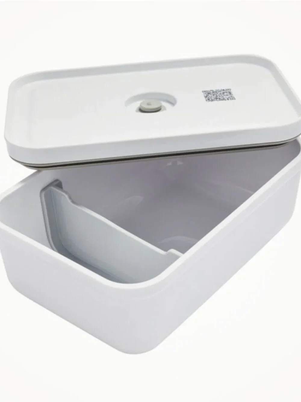 ZWILLING Fresh & Save, Vacuum Lunch Box, Plastic, White-Grey, Small, Dinos print